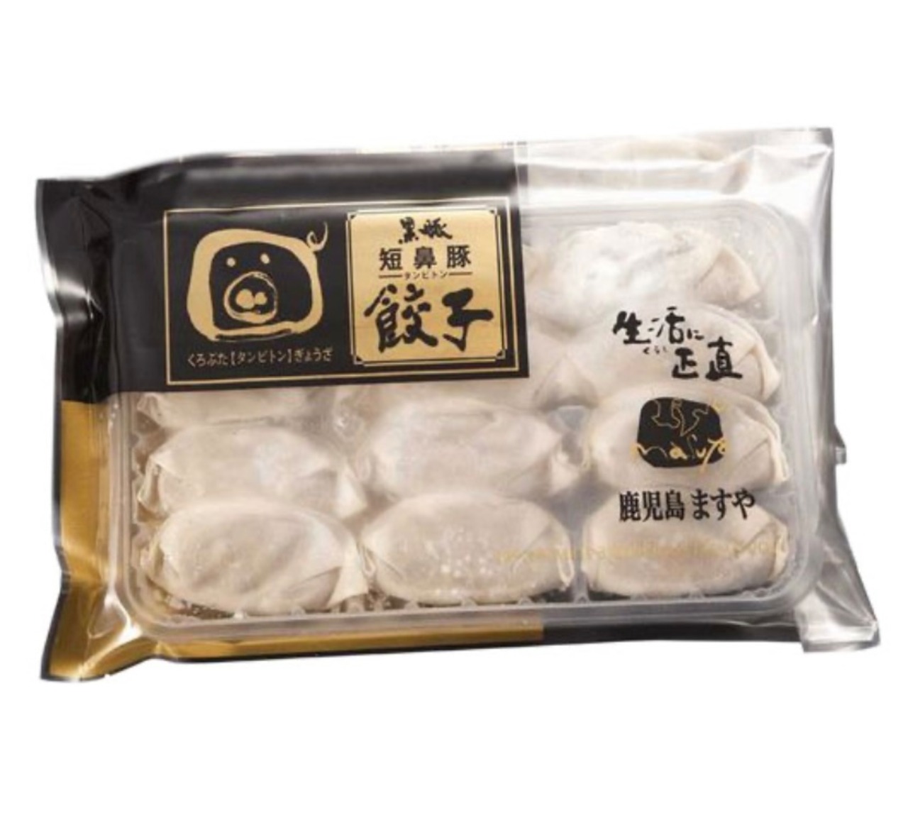 無添加　黒豚短鼻豚餃子12個入（冷凍）