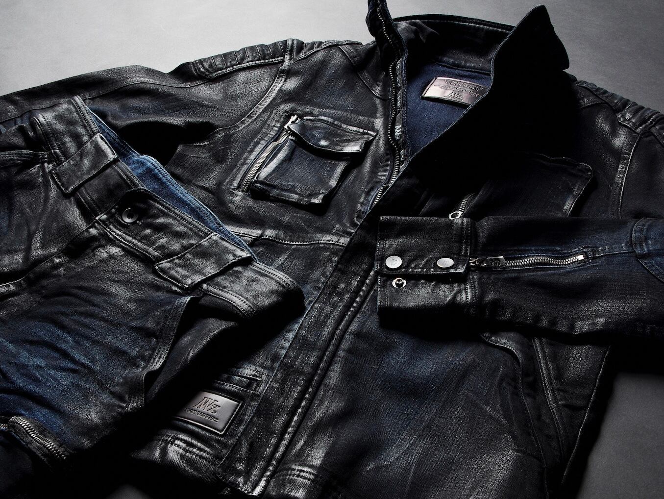 NWZ DENIM PANTS【COATED NAVY】 | NEXTWORKERZ STORE
