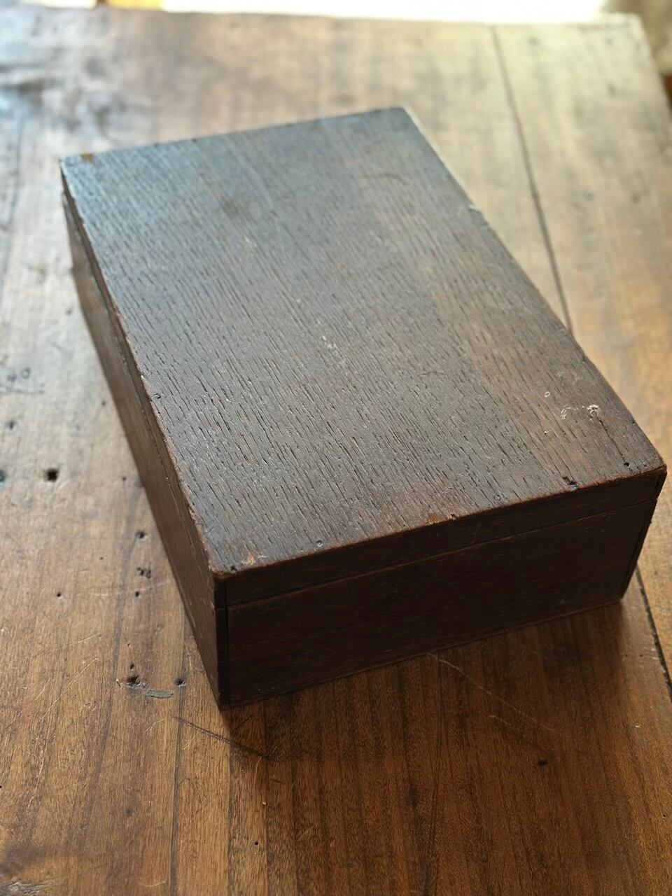 二段式 木製道具箱 木箱 収納ウッドボックス | Brocante de La Cocotte