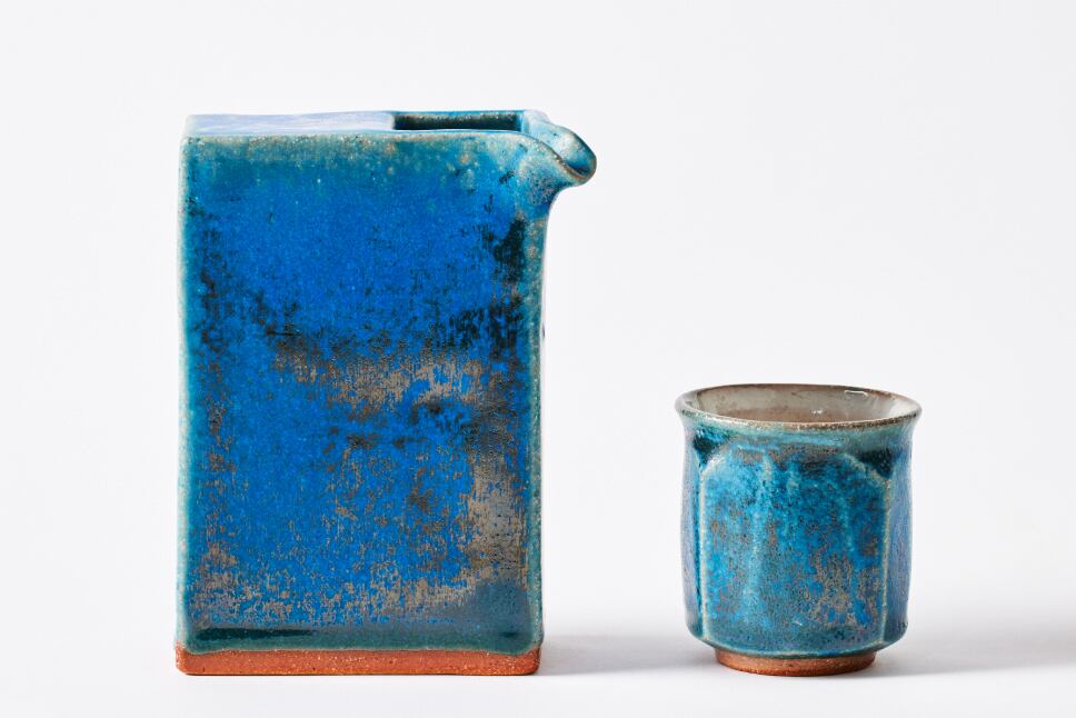 康雲窯】武雄焼／青藍 花器 酒器 片口 | ピースクラフツ