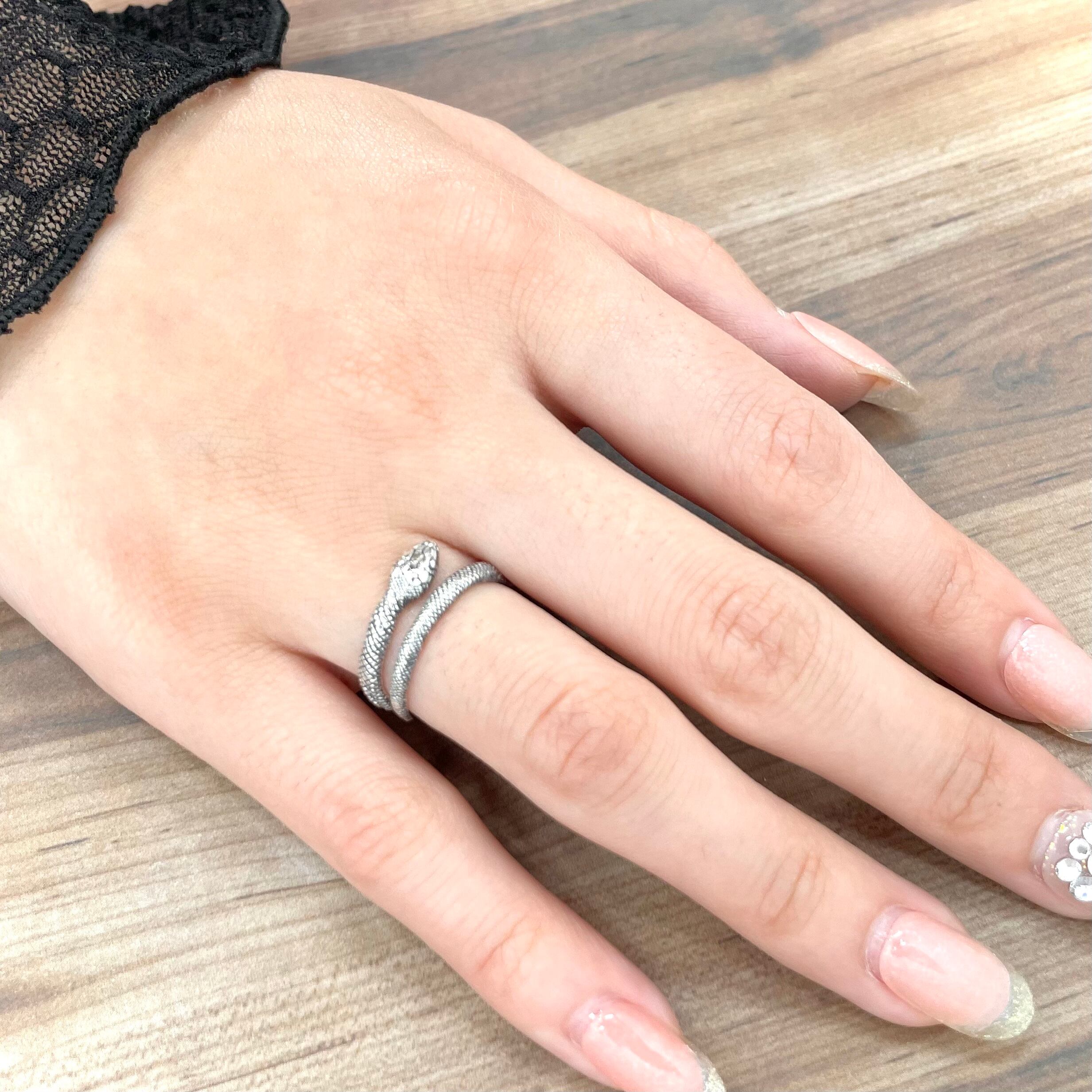 Cold I's青大将シルバーリング　サファイヤ付き 青大将リング | Cold I's 公式オンラインショップ