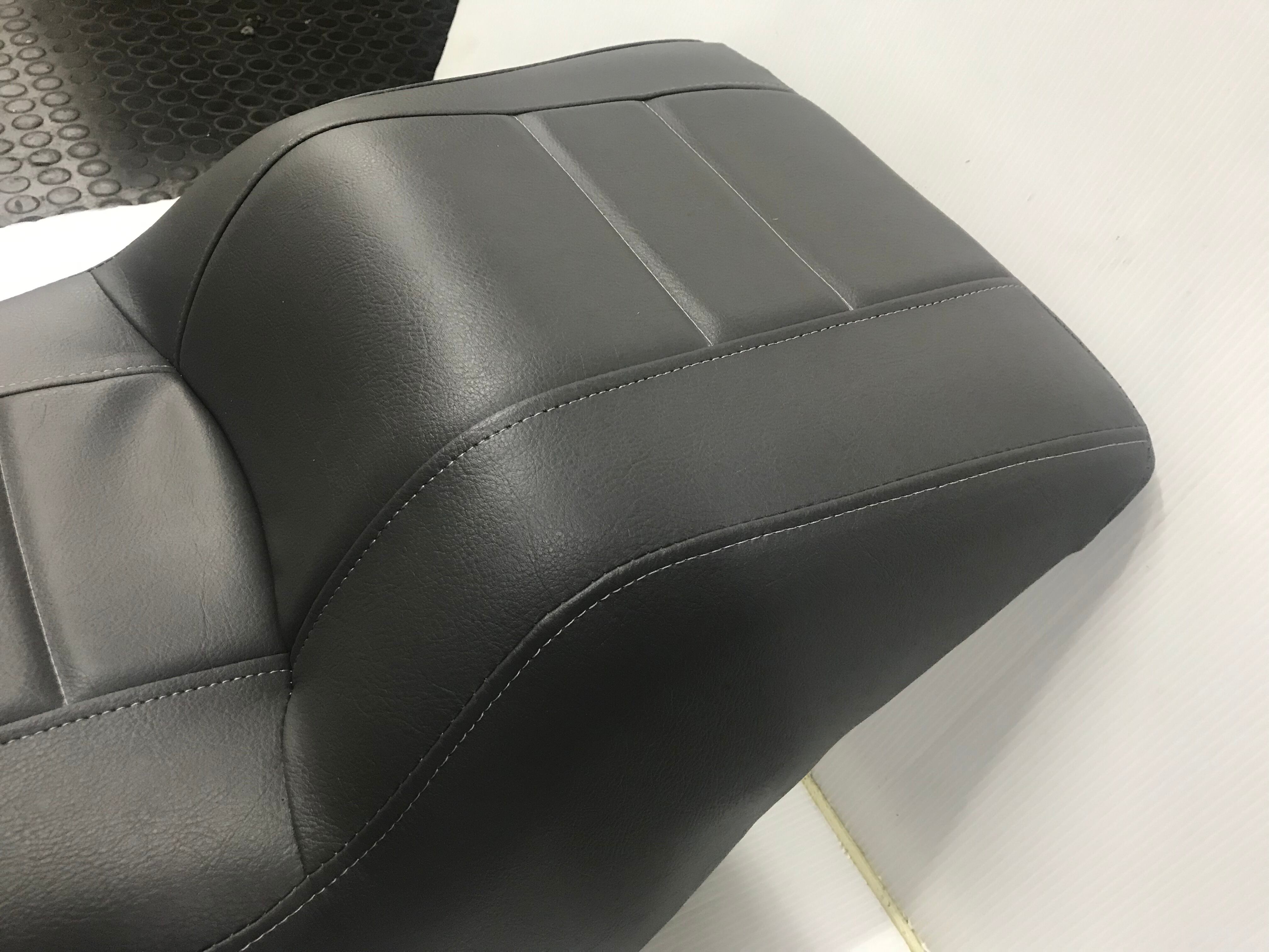フュージョン/ヘリックス用 張り替え済みシート バックシート付き グレーその1 送料無料 - 画像2