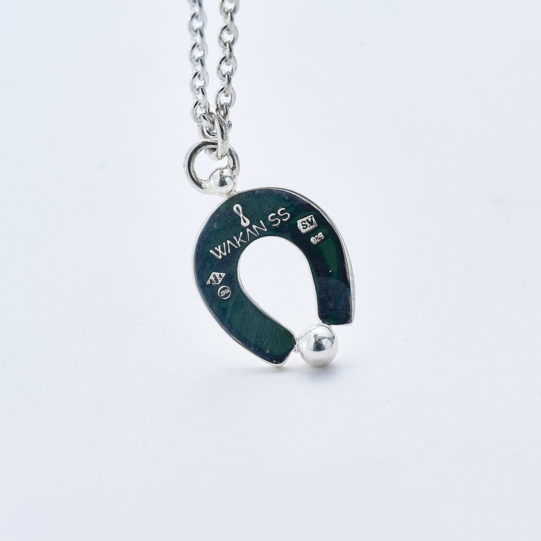 C-045 Spirit Horseshoe necklace (single) (60cm) | WAKAN SILVER