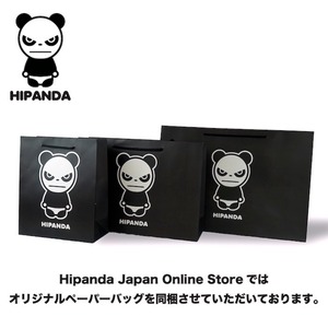 【HIPANDA 2605】レディース ブルーパンダ 刺繍 ワンポイント ⚠ビッグシルエット⚠ Tシャツ WOMEN'S BLUE PANDA EMBROIDERY ONE POINT BIG SILHOUETTE SHORT SLEEVED T-SHIRT / WHITE・BLACK・BLUE