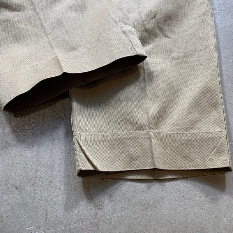 50's U.S.ARMY チノトラウザーズ MIL-T-2064B サイドシングル 内縫い