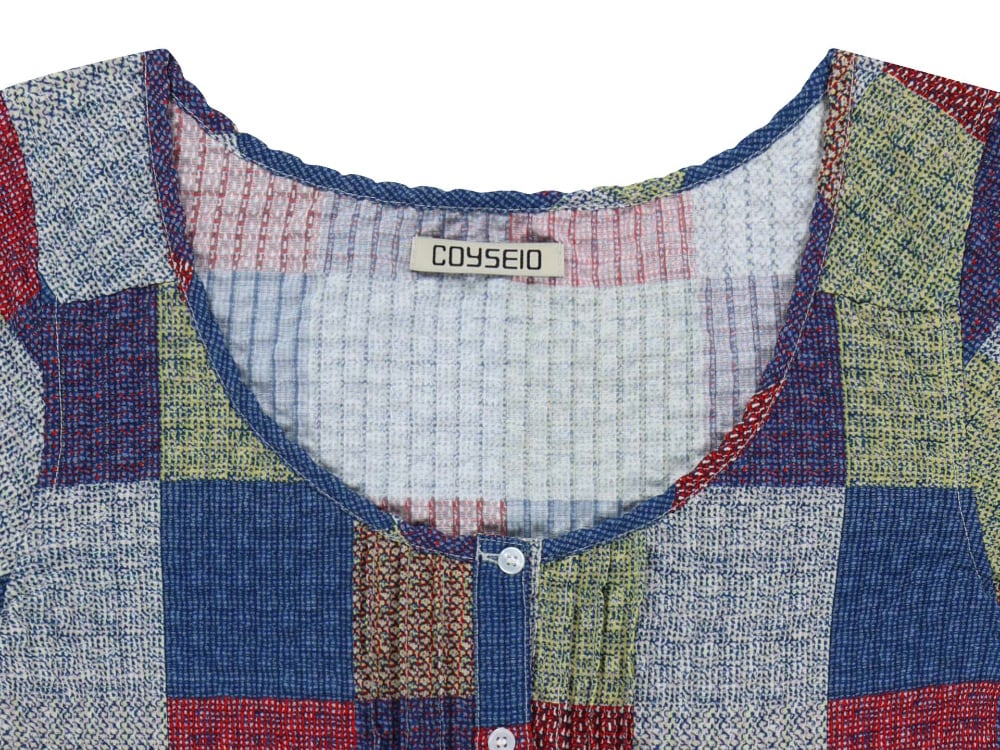 ☆LE SSERAFIM サクラ 着用！！【COYSEIO】PINTUCK BLOUSE MULTI | もごつ