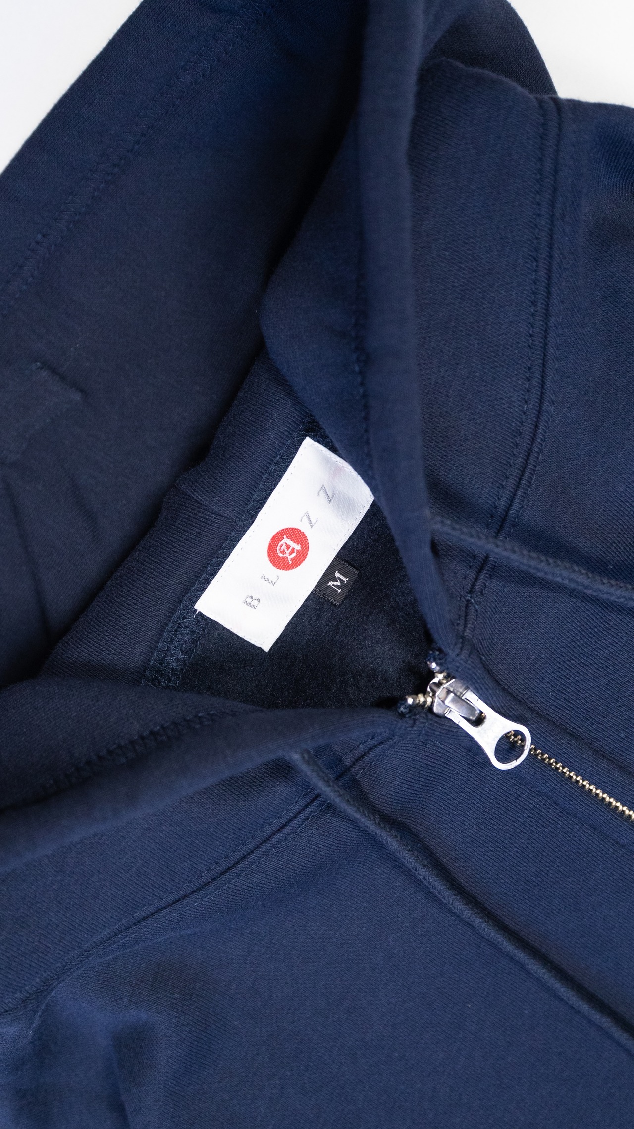 SMOKE ISLAND Zip-Up Hoodie [Navy]