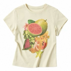 [Outtheblue] Tropical Impression Fruit T-Shirt