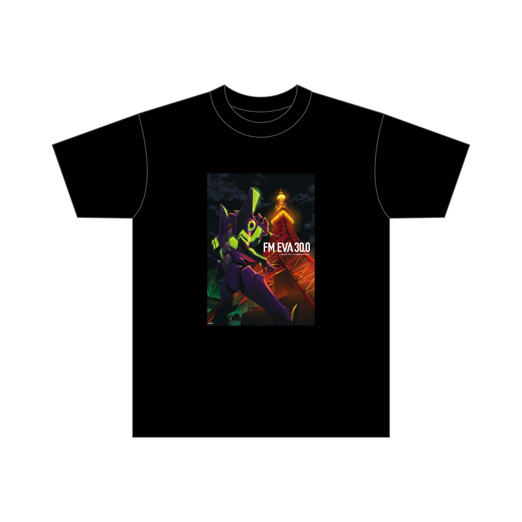 FM EVA 30.0 オリジナルTシャツ【ブラック】 | TOKYO FM公式