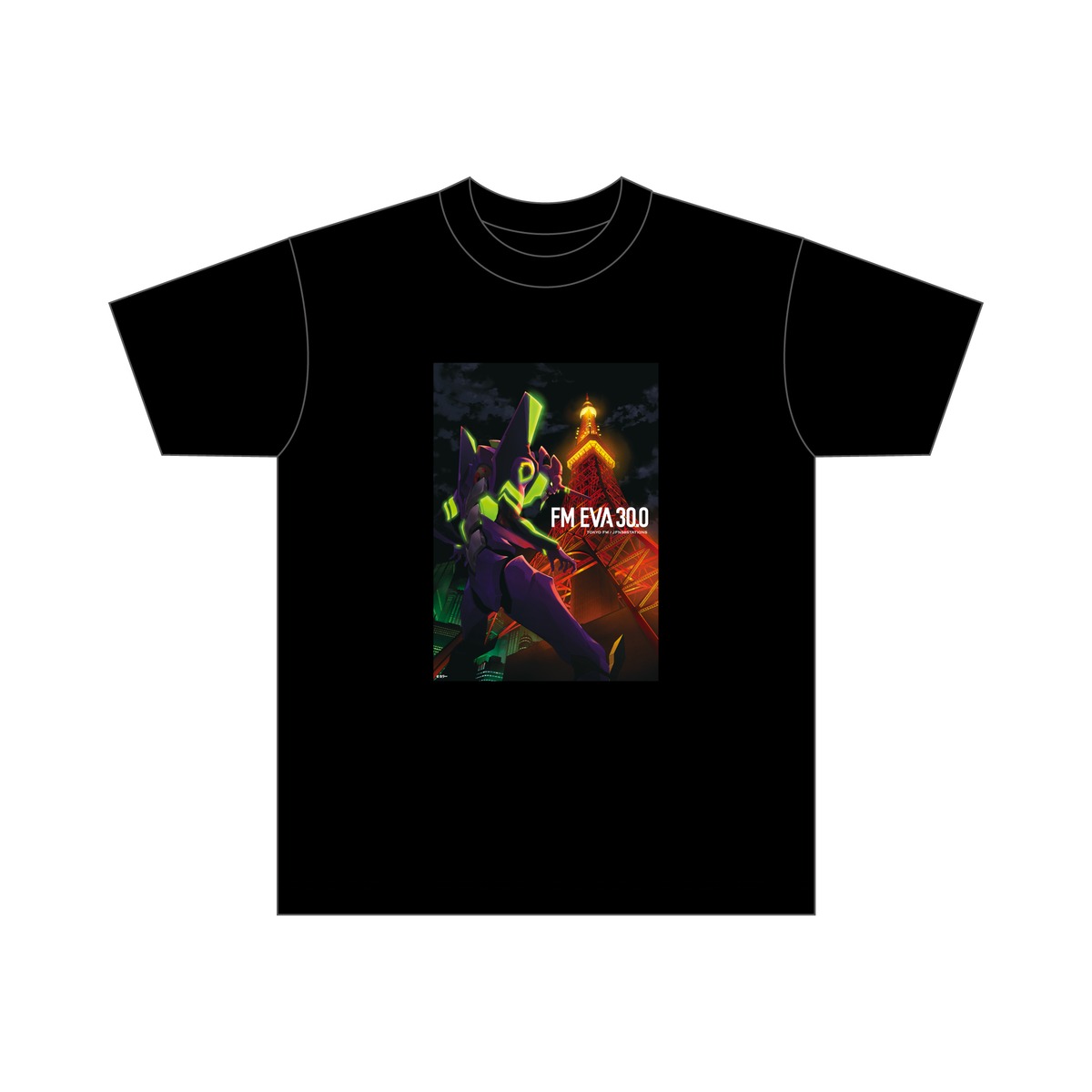 FM EVA 30.0 オリジナルTシャツ【ブラック】 | TOKYO FM公式 