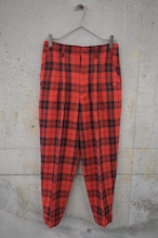 Tartan check pants