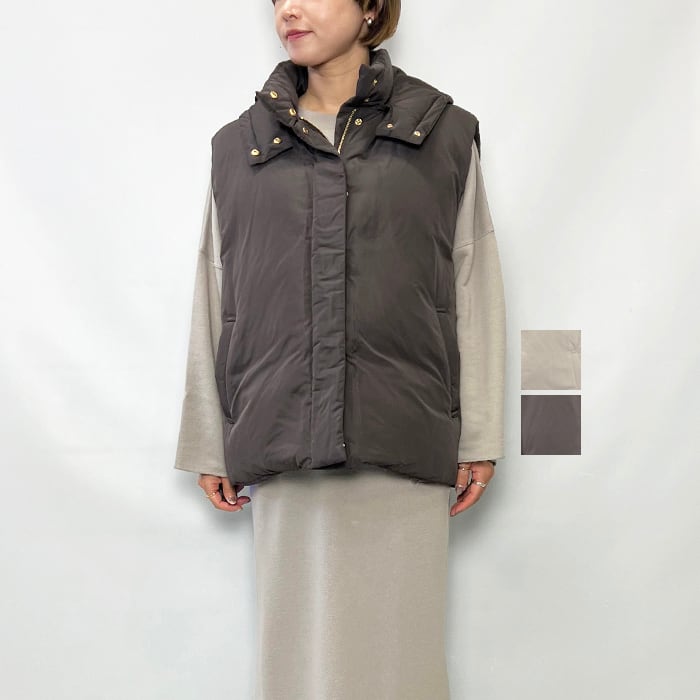 marmors マルモア hooded down vest 0226306078 2026秋冬新作 [送料