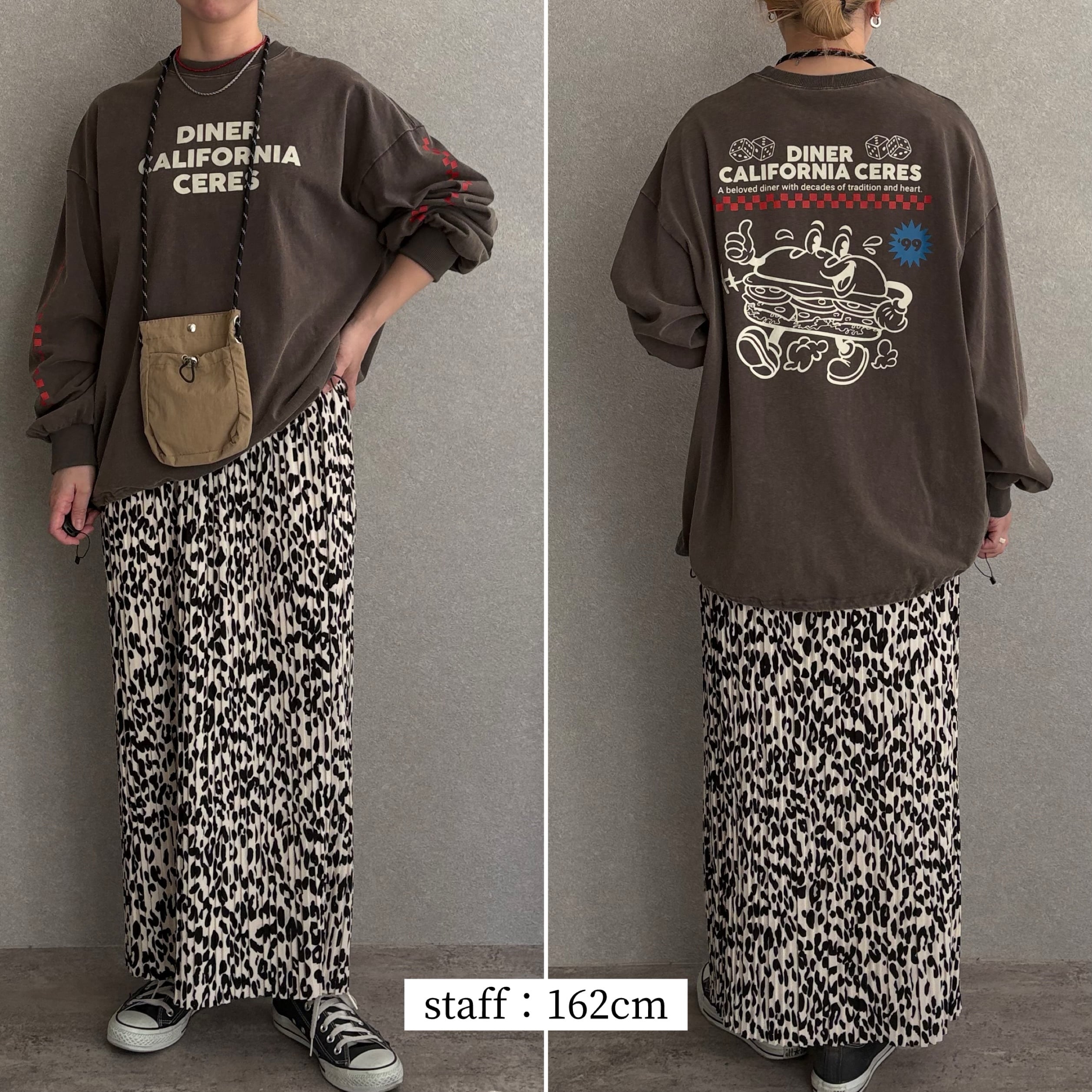 ヴィンテージハンバーガーロンTee【an-p263072e-z】送料無料 / メール