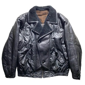 Made in Italy fake layered mouton jacket