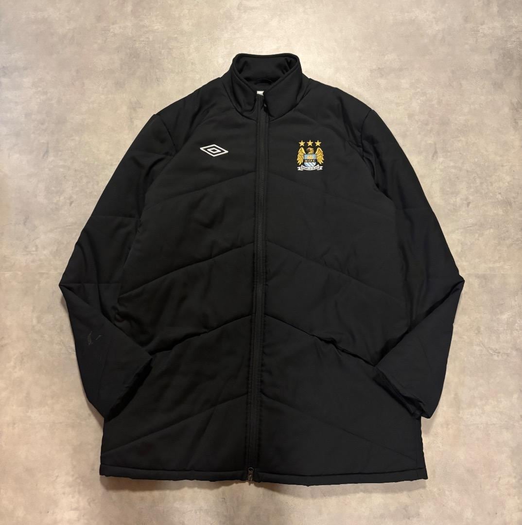 アンブロ マンチェスターシティ 中綿ジャケット サッカー2XL 黒 16121