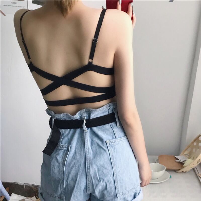 スチールリングのない早春のセクシーな美しいバックキャミソールアンチフェイルプライマーチューブトップラップブラ下着 1号婦人35531153648