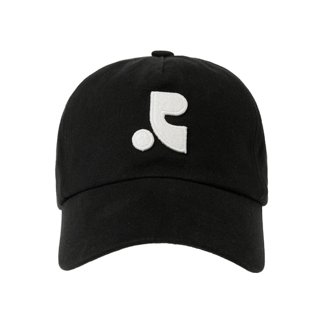 [rest & recreation] RR LOGO COTTON BALL CAP - BLACK 正規韓国ブランド 韓国ファッション 韓国代行 rest recreation レストアンドレクリエーション restrecreation