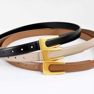 buckle genuine leather fashion belt W00124