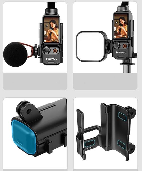 OSMO POCKET 3 ケージ DJI POCKET 3専用 ABS 固定保護ブラケット