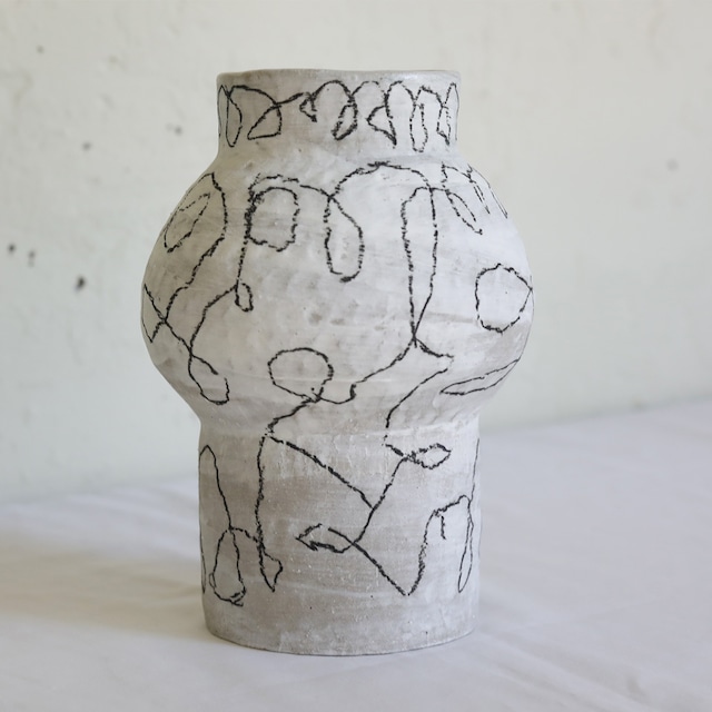 福留 春菜 POPUP「雨日」vase 8 フラワーベース