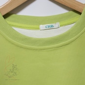 のび~るシリーズ 長袖Tシャツ トレーナー ライム