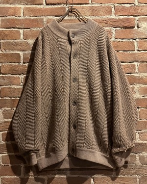 【Caka act3】“Salvatore Ferragamo” Cashmere Blend Vintage Loose Knit Jacket