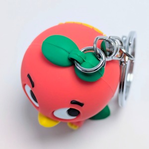 ♧ 【 Orange Bird（ オレンジバード  ） / フロリダ 】 3D Rubber KeyHolder / ラバーキーホルダー / フィギュアキーホルダー〚アメリカン雑貨 アメトイ〛