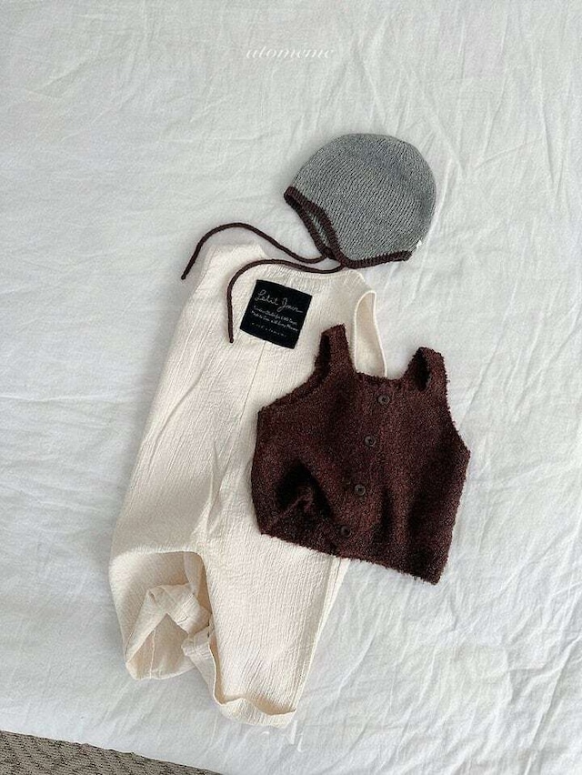 予約⌇atomeme / Ecru knit vest