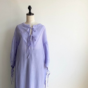 [ Kha:ki ] 2WAY STRING DRESS / PURPLE