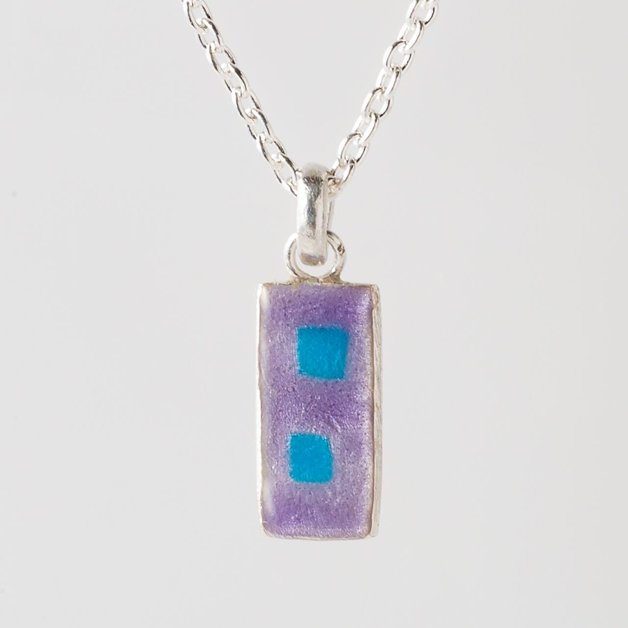 UNIQUE aqua & grape - necklace -