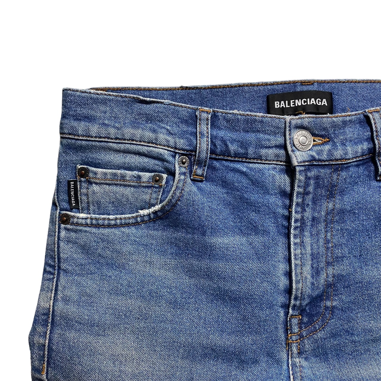 BALENCIAGA slim denim pants