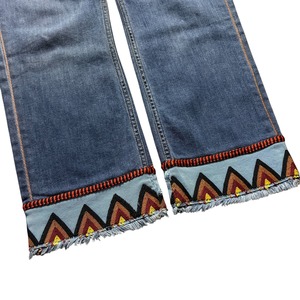 ETRO ethnic denim pants