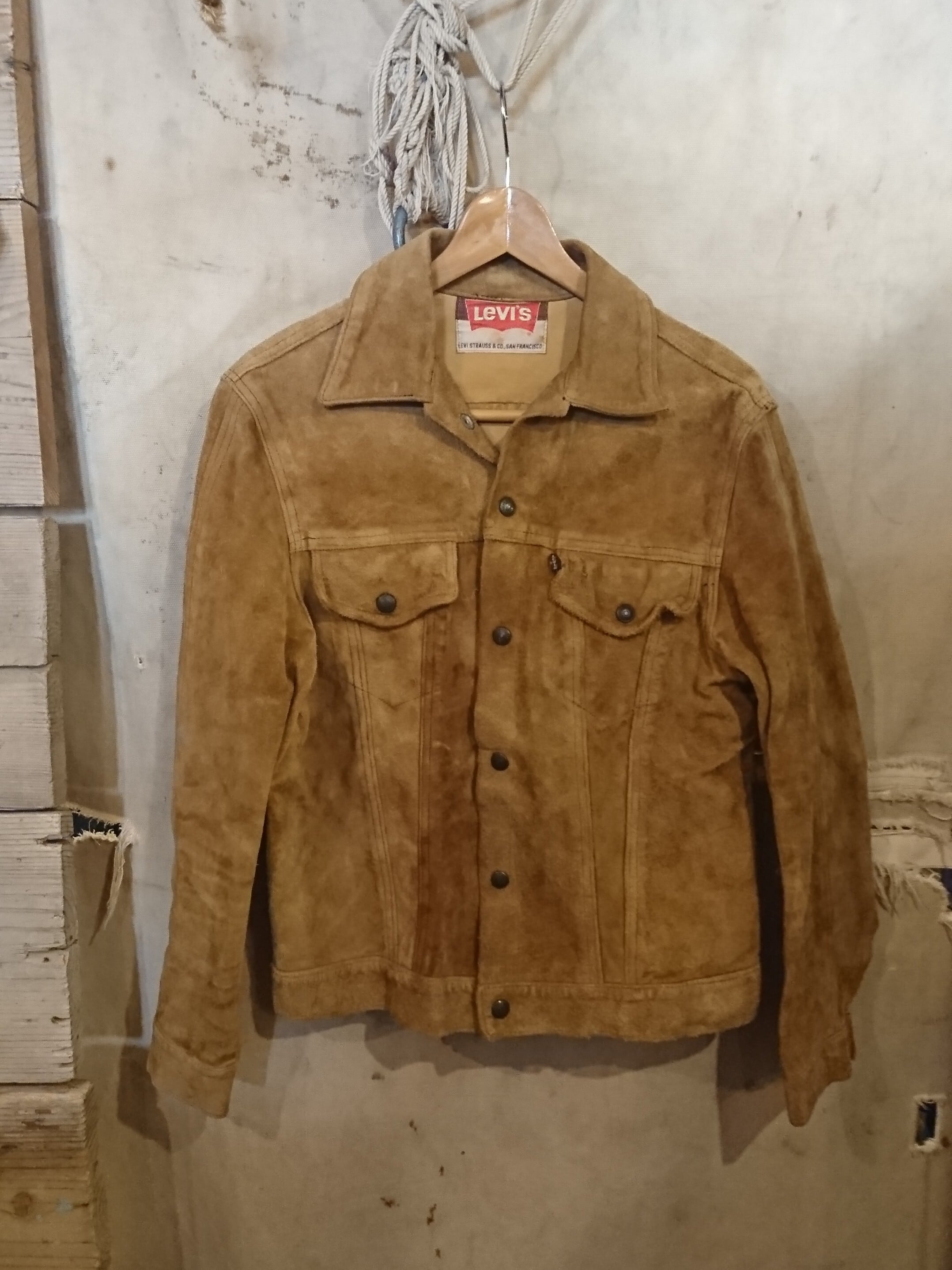 リーバイス70505 スウェードジャケット リーバイス 70505 スエード big E Levi's リーバイス Big E スエード G