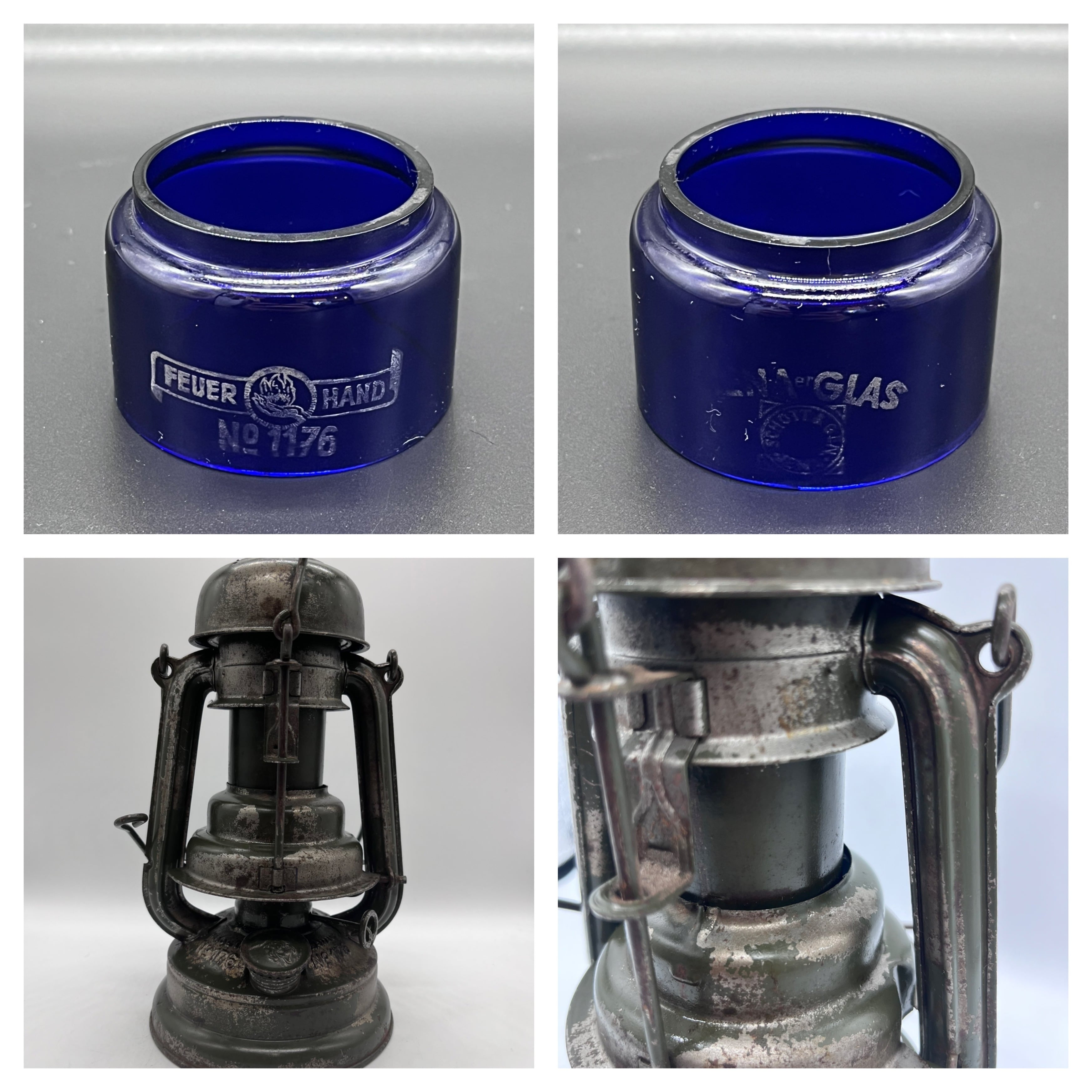 CL15 再塗装◎ 2006/09製造◎ マリンブルー ガソリンランタン