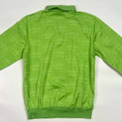 90s Christian Dior SPORTS クリスチャンディオール スポーツ 総柄 長袖 ポロシャツ L/グリーン レディース ビンテージ