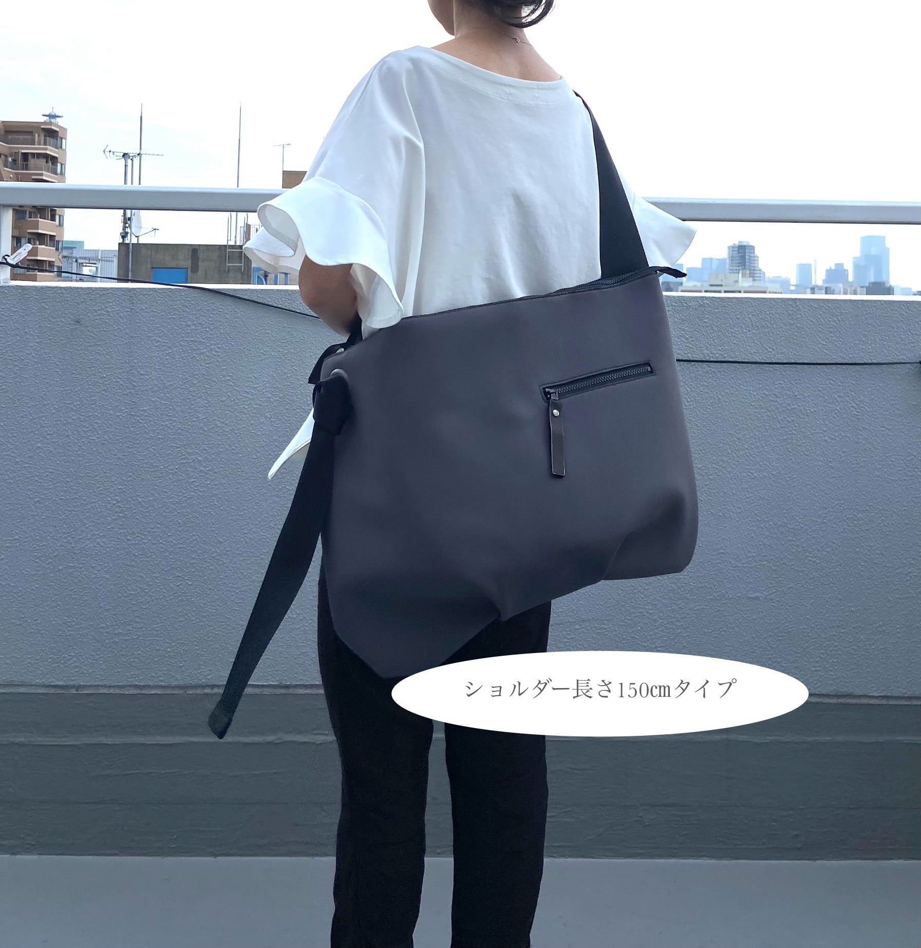M/Lサイズ】ショルダーバッグ＊ジムや旅行・マザーズバッグにも