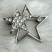 Daisy STAR シルバー　ブローチ　#463