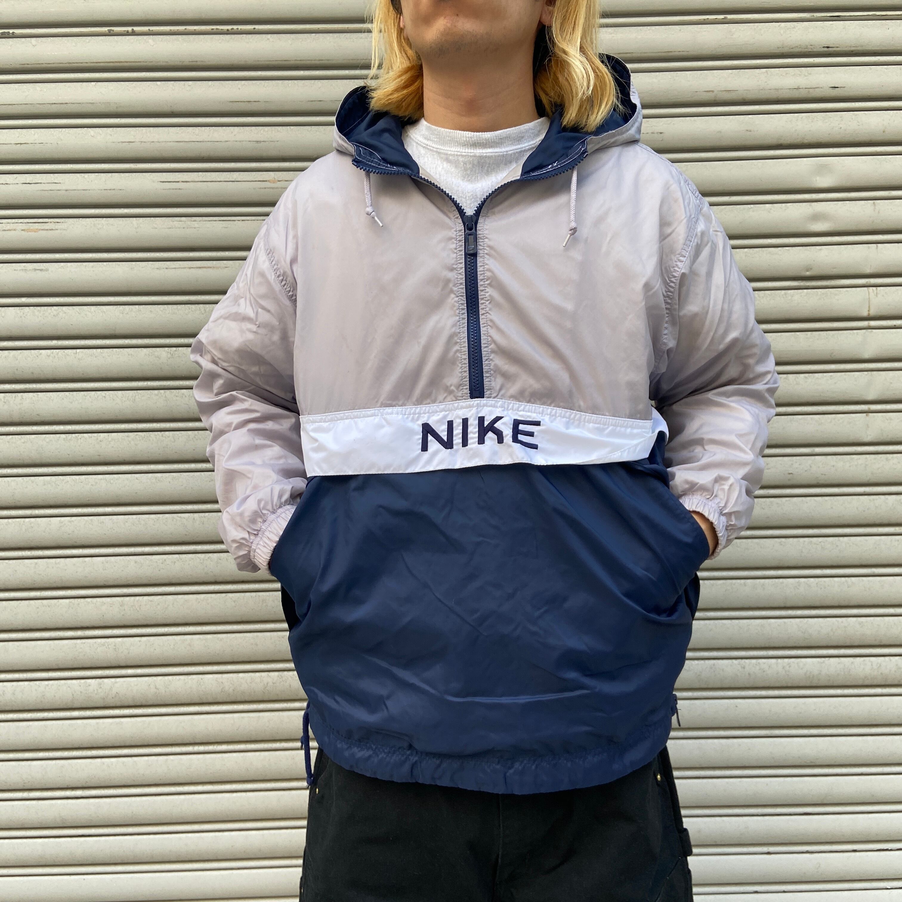 送料無料』NIKE ナイキ アノラックパーカー ナイロン ビッグロゴ