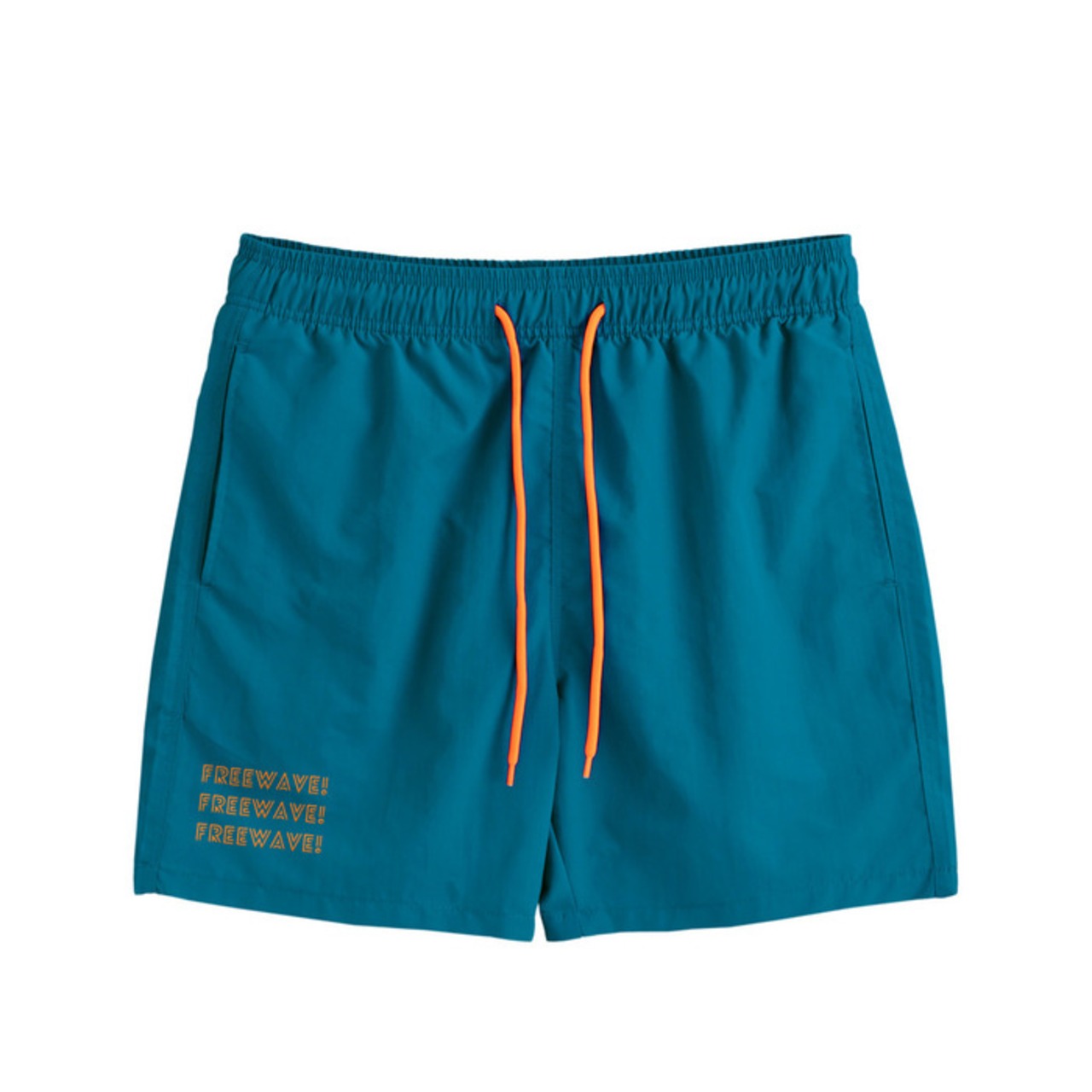 FREEWAVE 3連ロゴ サーフパンツ ターコイズ