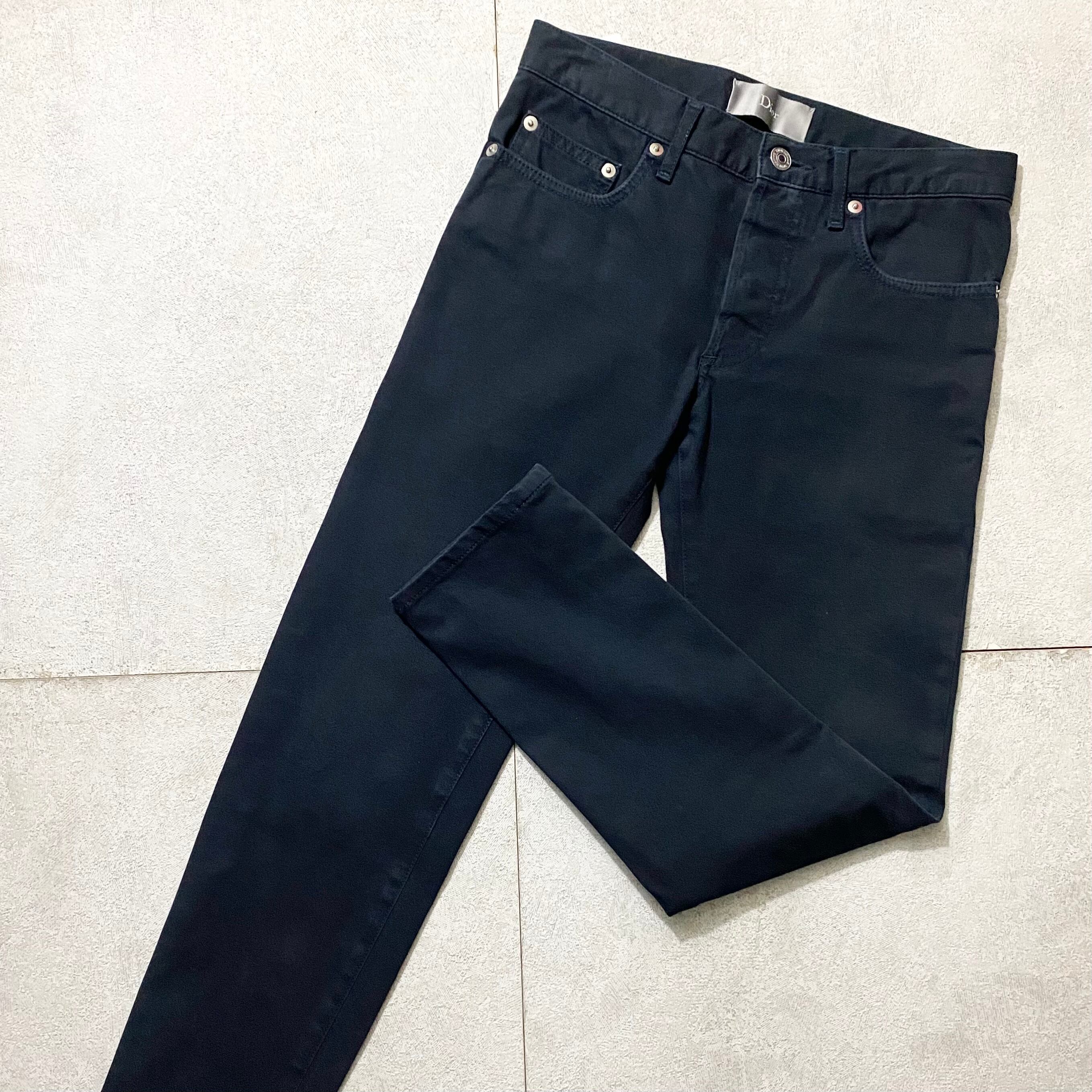 08SS DIOR HOMME navy color skinny pants | NOIR ONLINE