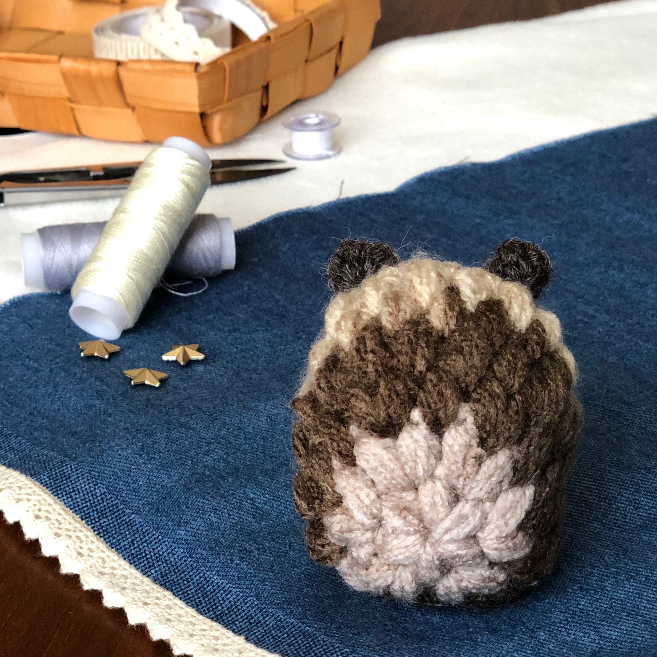 はりねずみ ピンクッション インスタ映えにかわいい ハリネズミ 編み