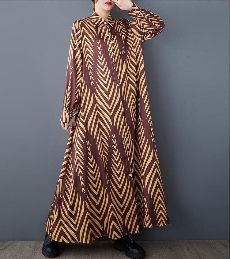 Sara Mallika Cotton Triangle Patchwork Dress | PAY ID