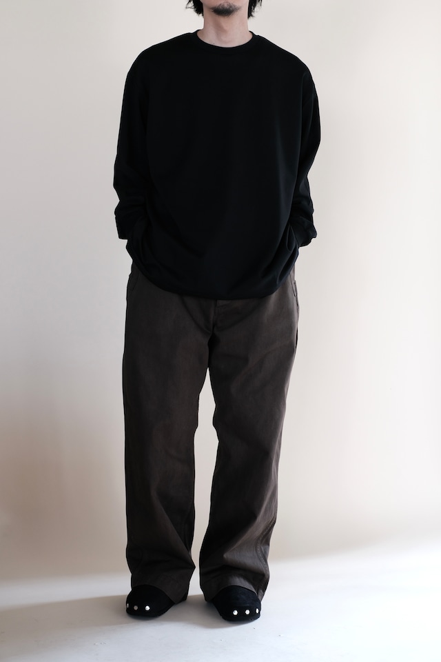 Graphpaper / Brushed Mockrody Crew Neck L/S Tee
