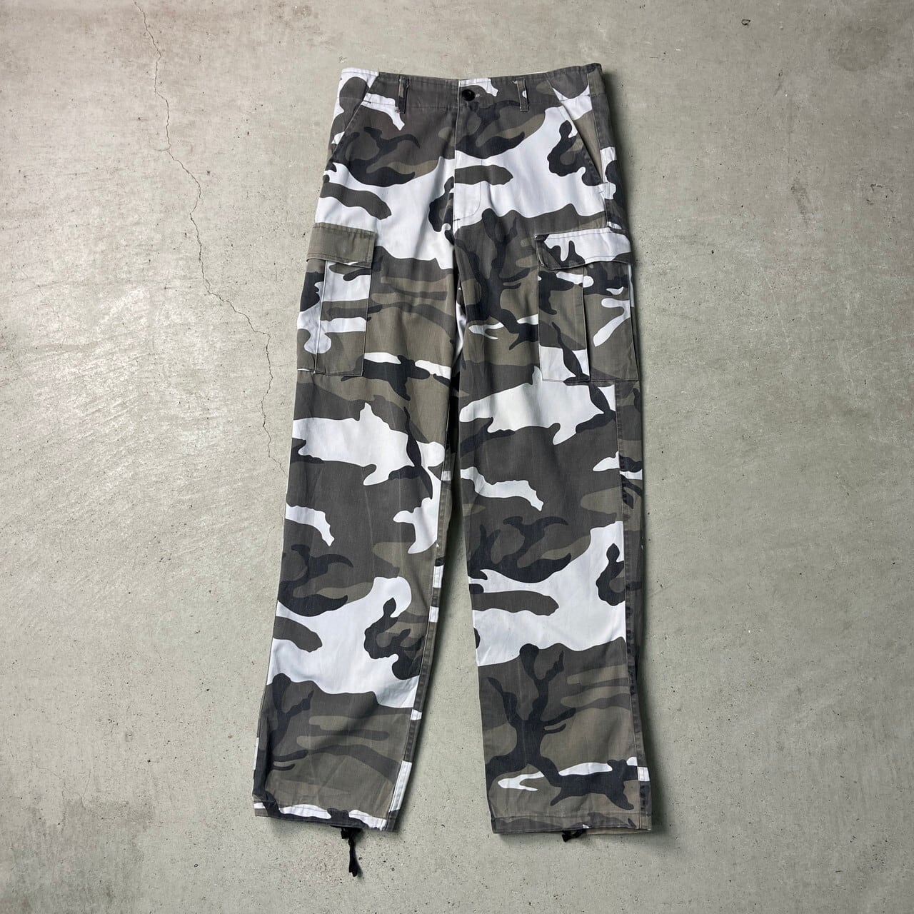 00年代 民間品 カーゴパンツ シティーカモ 迷彩 BDU ミリタリーパンツ 