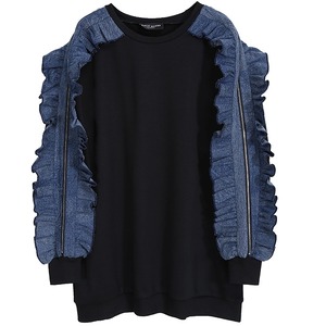Design Frill Pull-Over Tops 1Color M-767