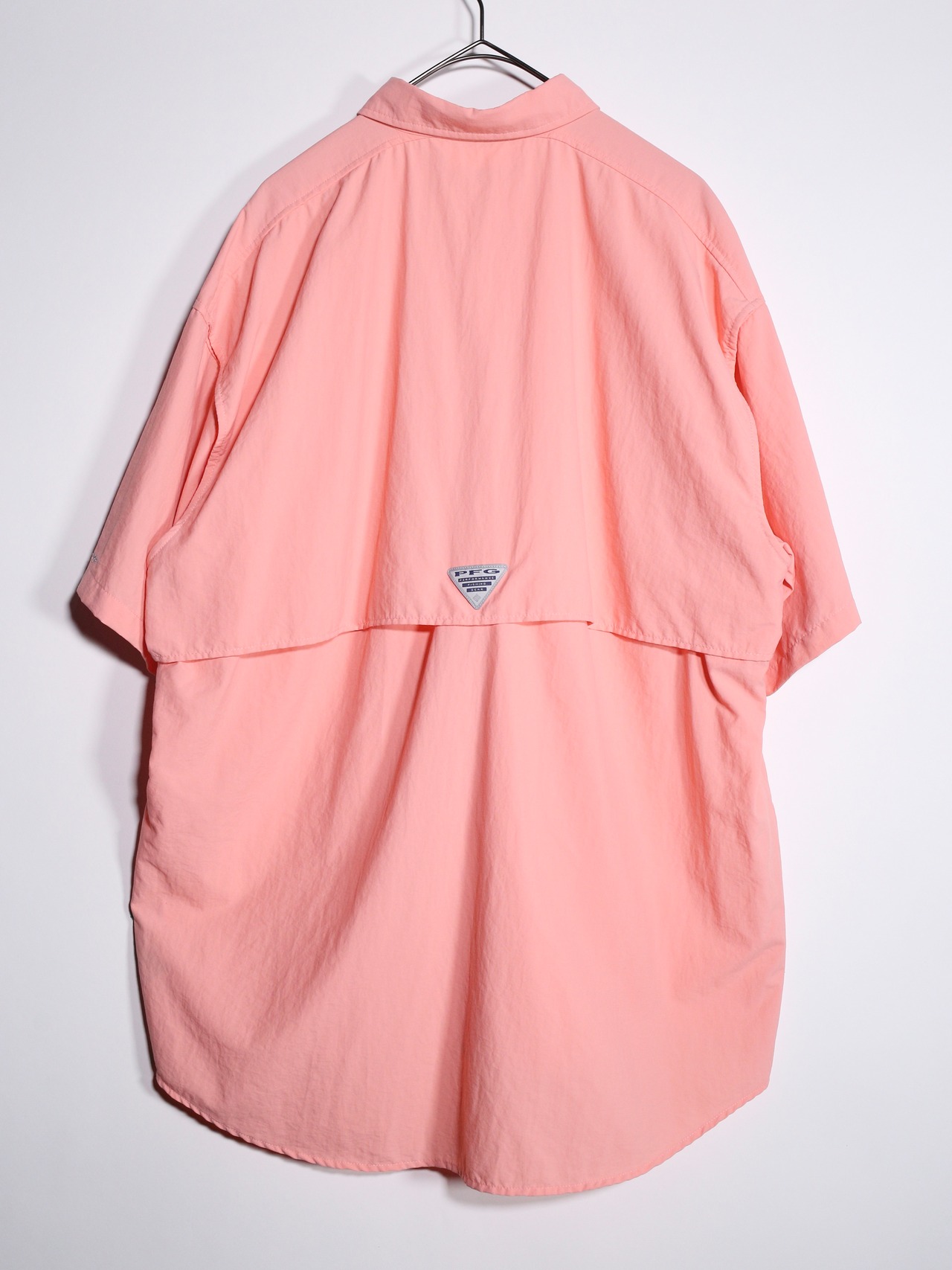 "Columbia" pink PFG fishing design s/s shirt - 16