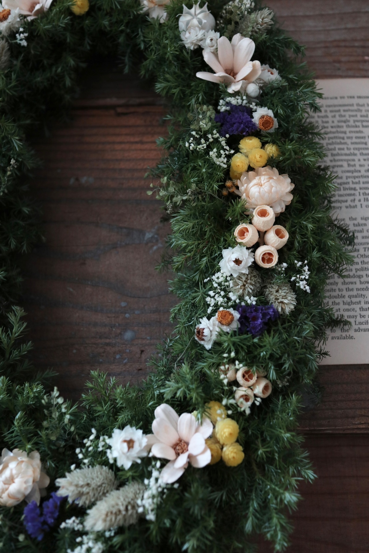 oval wreathe L size