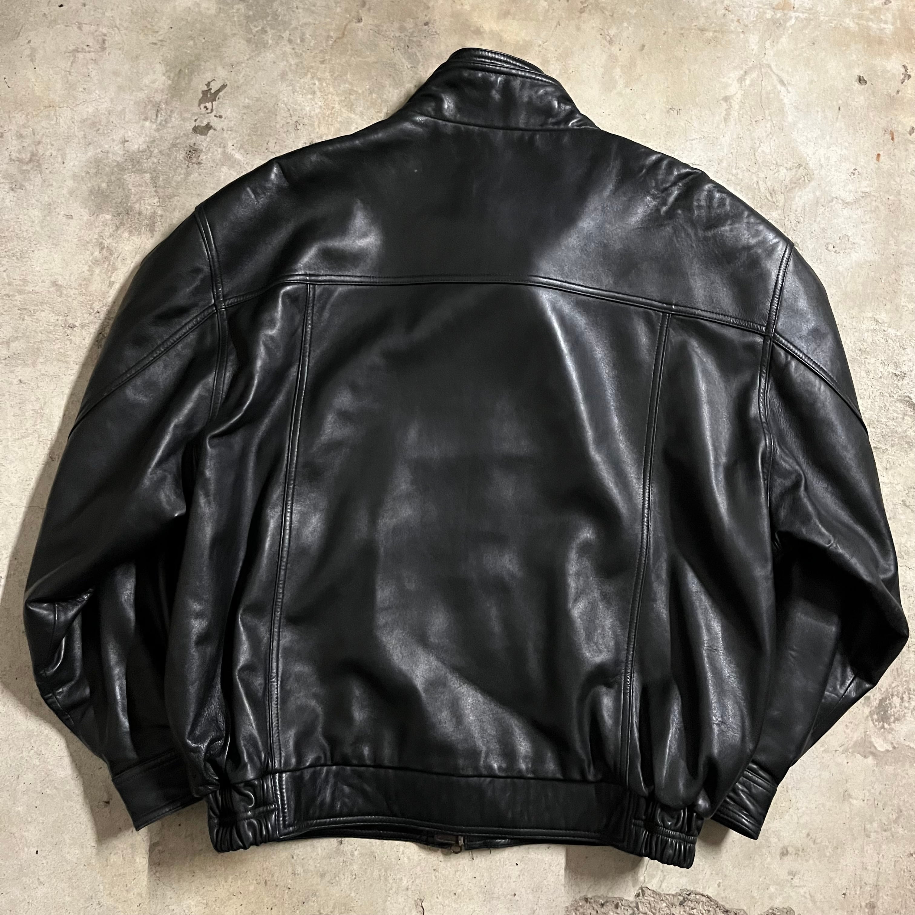 【Chikashitsu+】 leather short blouson