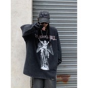 VINTAGE エンジェルスタチュー ロングTシャツ T528