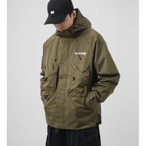 Front pocket design jacket P237